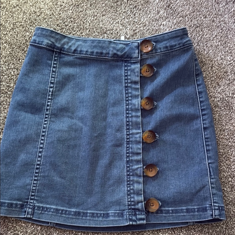 Free People A-Line Mini Skirt worn once